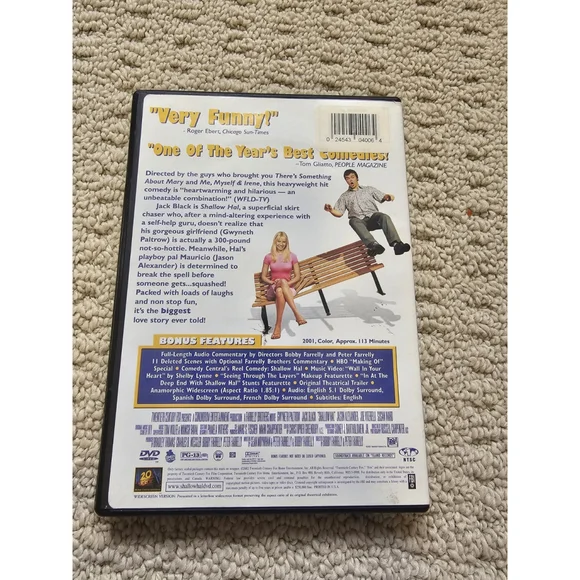 Shallow Hal (DVD, 2002) - Picture 2 of 3